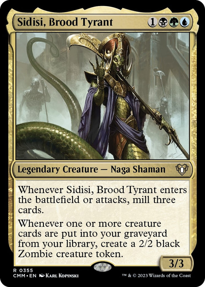 Image for Sidisi, Brood Tyrant (355) [Commander Masters]