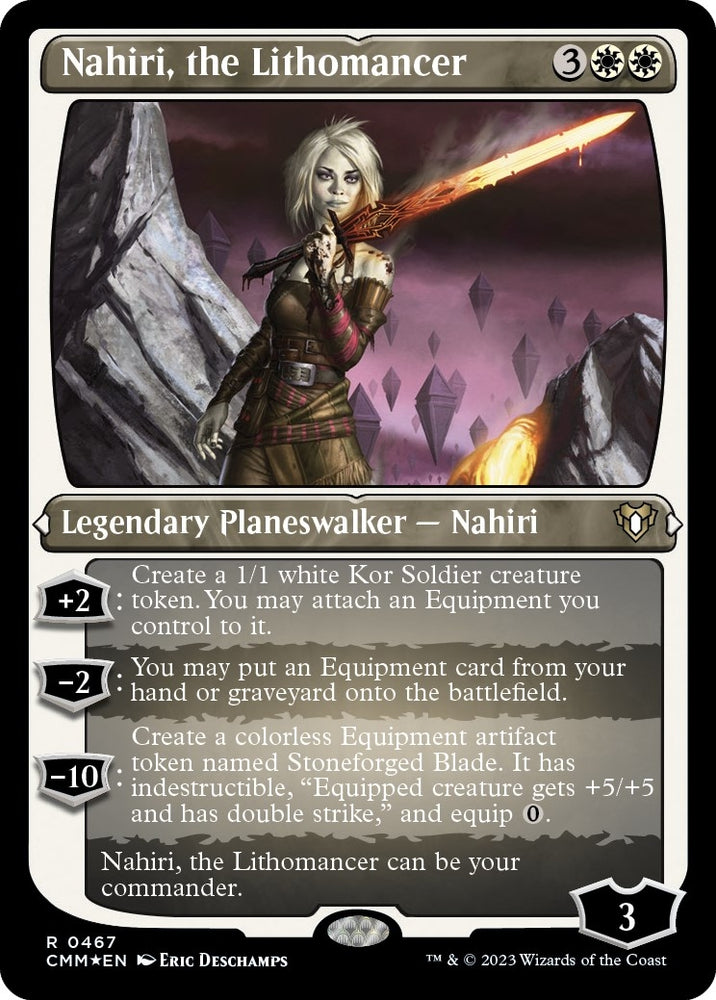 Image for Nahiri, the Lithomancer (Foil Etched) (467) [Commander Masters]