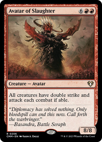Image for Avatar of Slaughter (206) [Commander Masters]