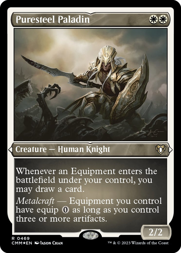 Image for Puresteel Paladin (Foil Etched) (469) [Commander Masters]