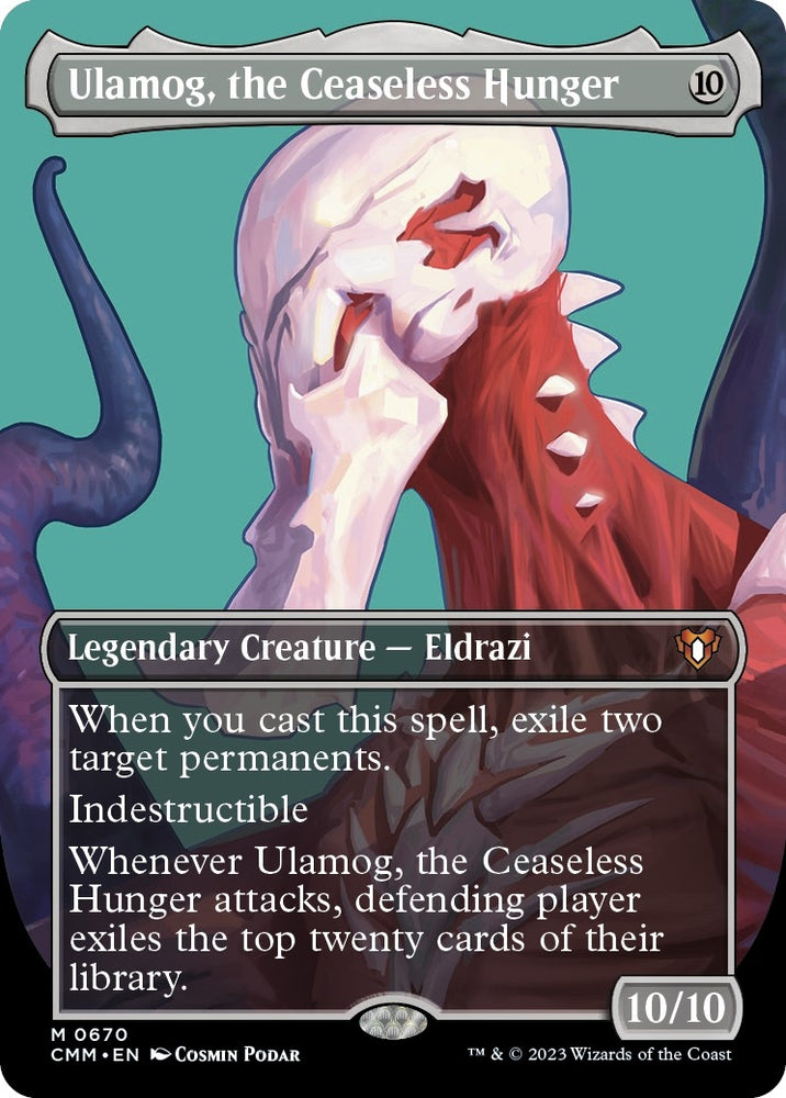Image for Ulamog, the Ceaseless Hunger (Borderless) (670) [Commander Masters]