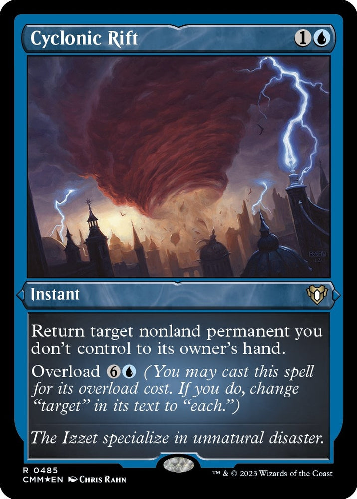 Image for Cyclonic Rift (Foil Etched) (485) [Commander Masters]