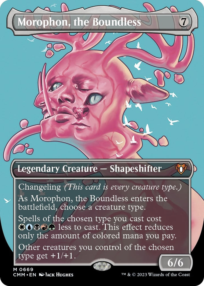 Image for Morophon, the Boundless (Borderless) (669) [Commander Masters]