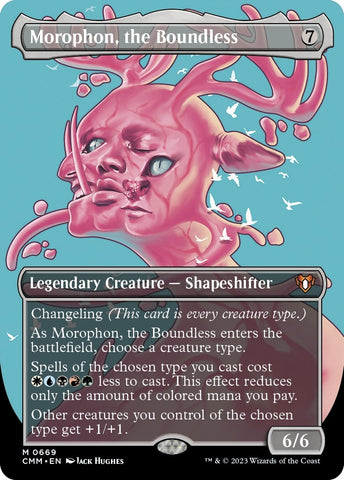 Image for Morophon, the Boundless (Borderless) (669) [Commander Masters]