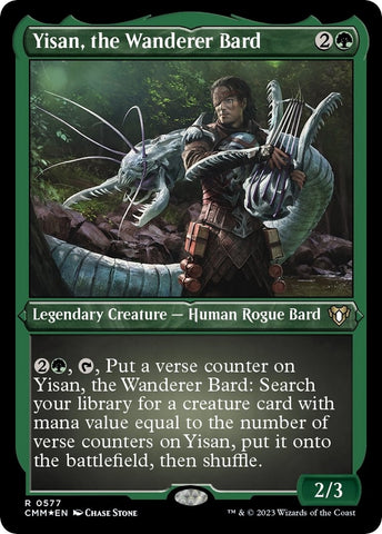 Image for Yisan, the Wanderer Bard (Foil Etched) (577) [Commander Masters]