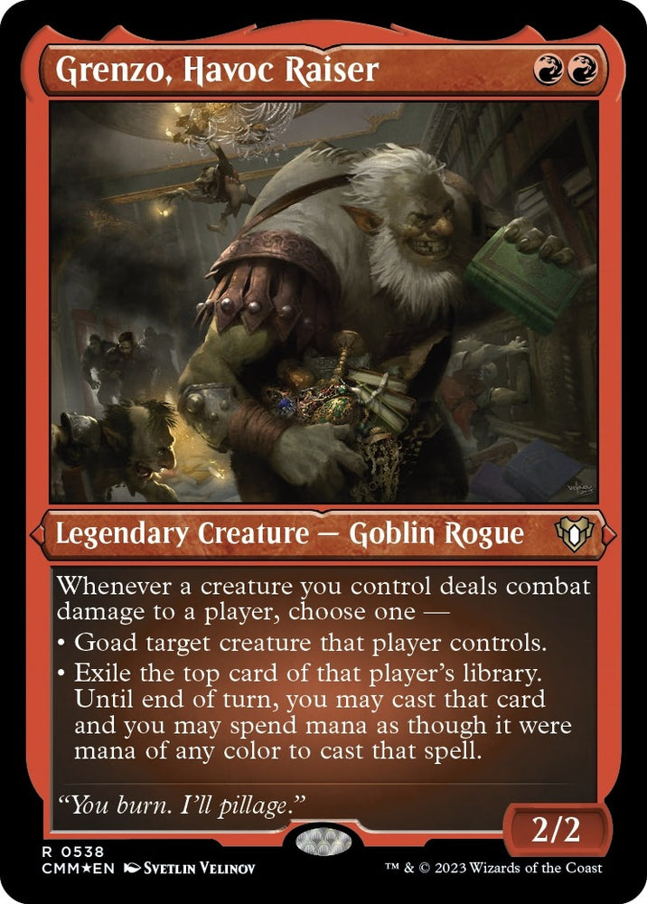 Image for Grenzo, Havoc Raiser (Foil Etched) (538) [Commander Masters]