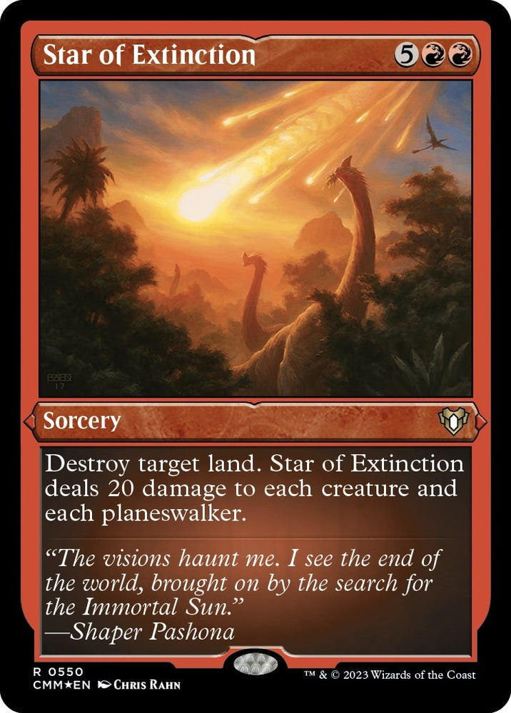 Image for Star of Extinction (Foil Etched) (550) [Commander Masters]