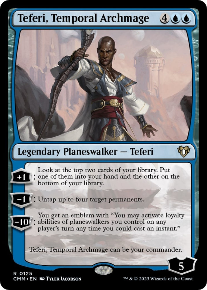 Image for Teferi, Temporal Archmage (125) [Commander Masters]