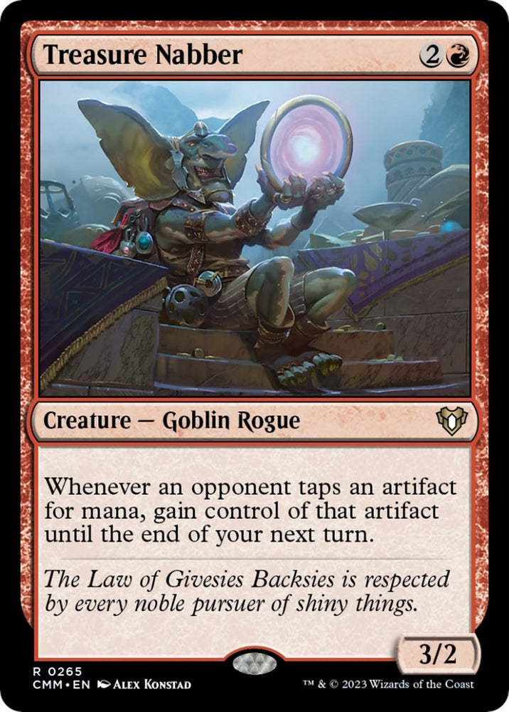 Image for Treasure Nabber (265) [Commander Masters]