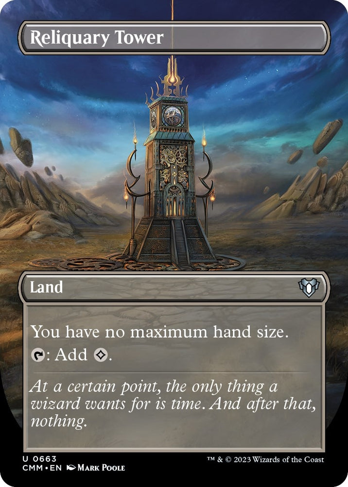 Image for Reliquary Tower (Borderless) (663) [Commander Masters]