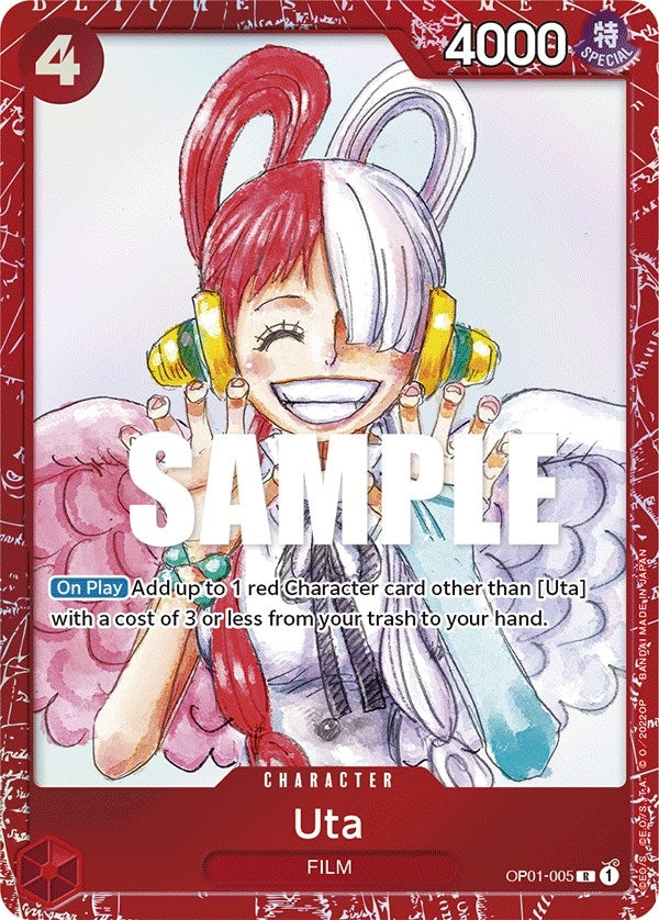 Image for Uta (Premium Card Collection -ONE PIECE FILM RED Edition-) (OP01-005) - One Piece Card Game