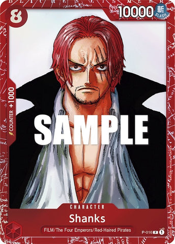 Image for Shanks (Premium Card Collection -ONE PIECE FILM RED Edition-) (P-016) - One Piece Card Game