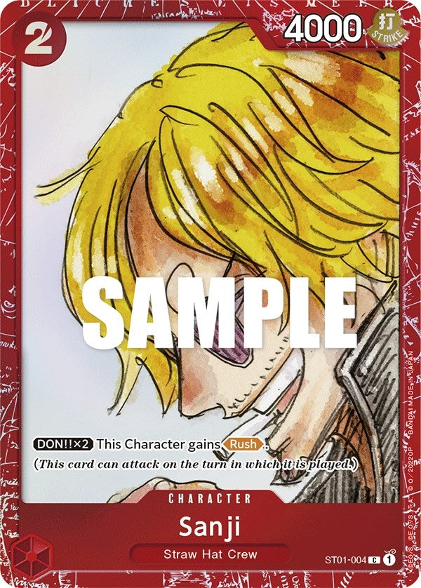 Image for Sanji (Premium Card Collection -ONE PIECE FILM RED Edition-) (ST01-004) - One Piece Card Game