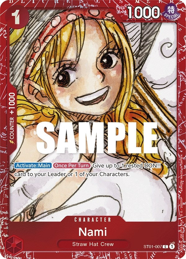 Nami (Premium Card Collection -ONE PIECE FILM RED Edition-) (ST01-007) (One Piece Promotion Cards)