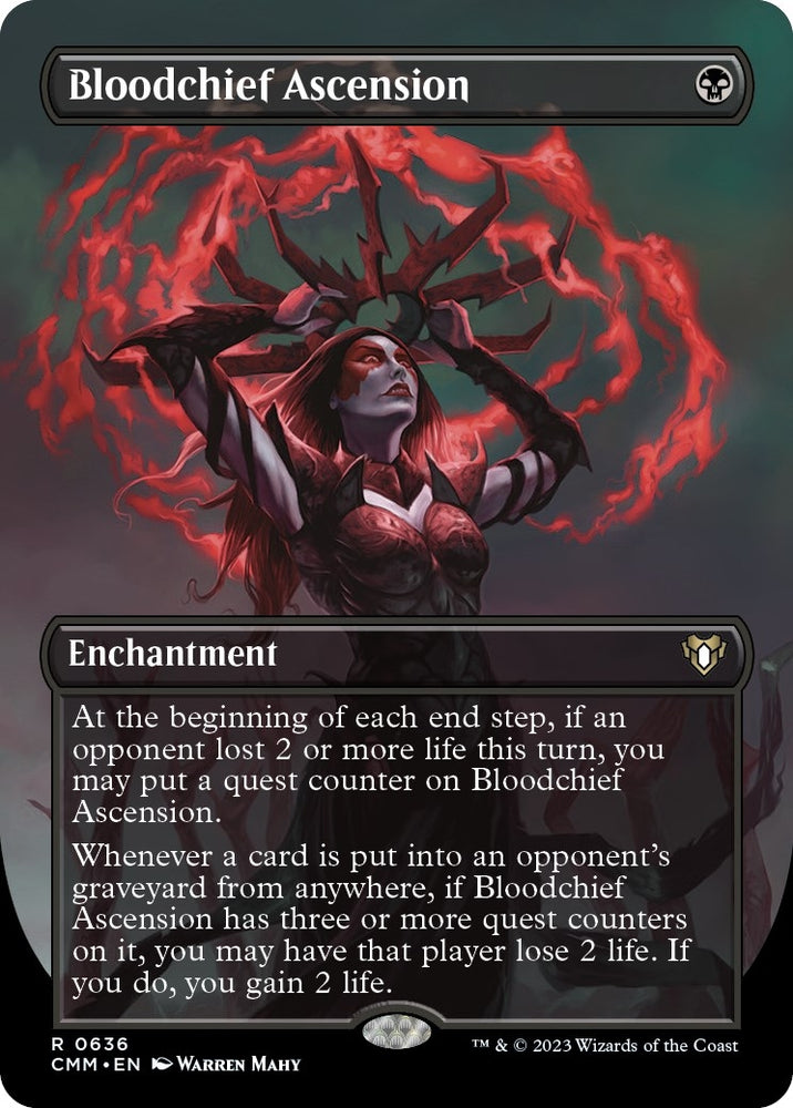 Image for Bloodchief Ascension (Borderless) (636) [Commander Masters]