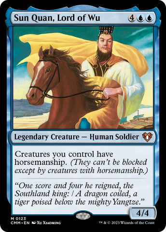 Image for Sun Quan, Lord of Wu (123) [Commander Masters]