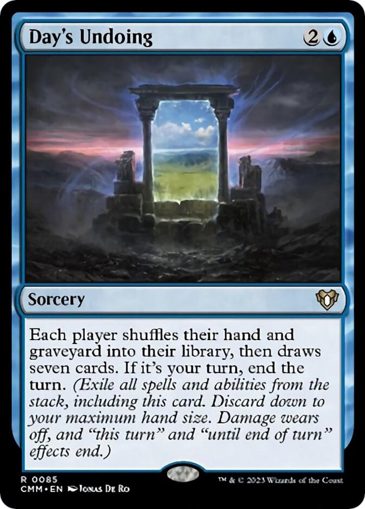 Image for Day's Undoing (85) [Commander Masters]