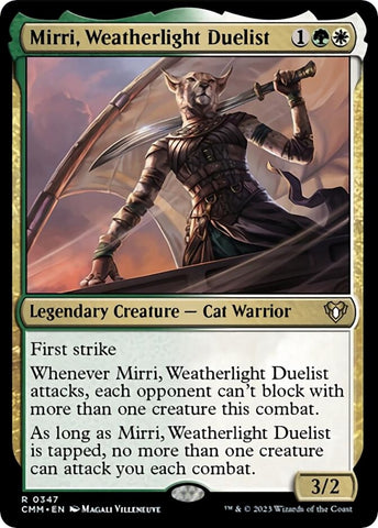 Image for Mirri, Weatherlight Duelist (347) [Commander Masters]