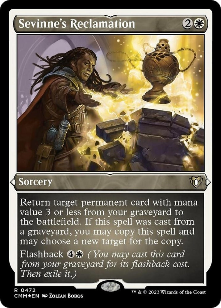 Image for Sevinne's Reclamation (Foil Etched) (472) [Commander Masters]