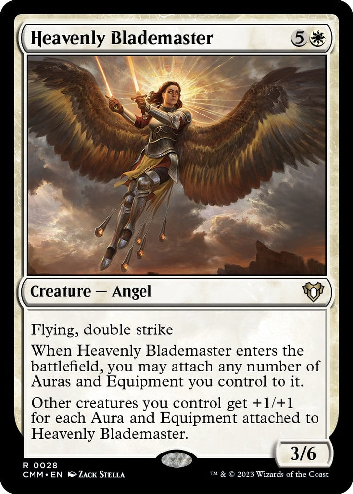 Image for Heavenly Blademaster (28) [Commander Masters]