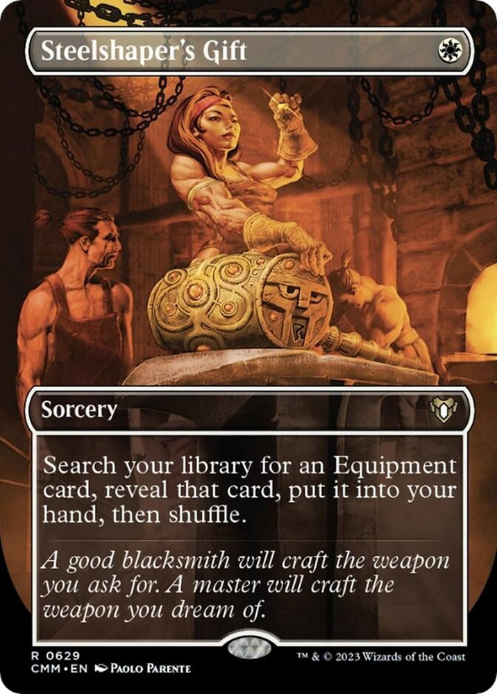Image for Steelshaper's Gift (Borderless) (629) [Commander Masters]