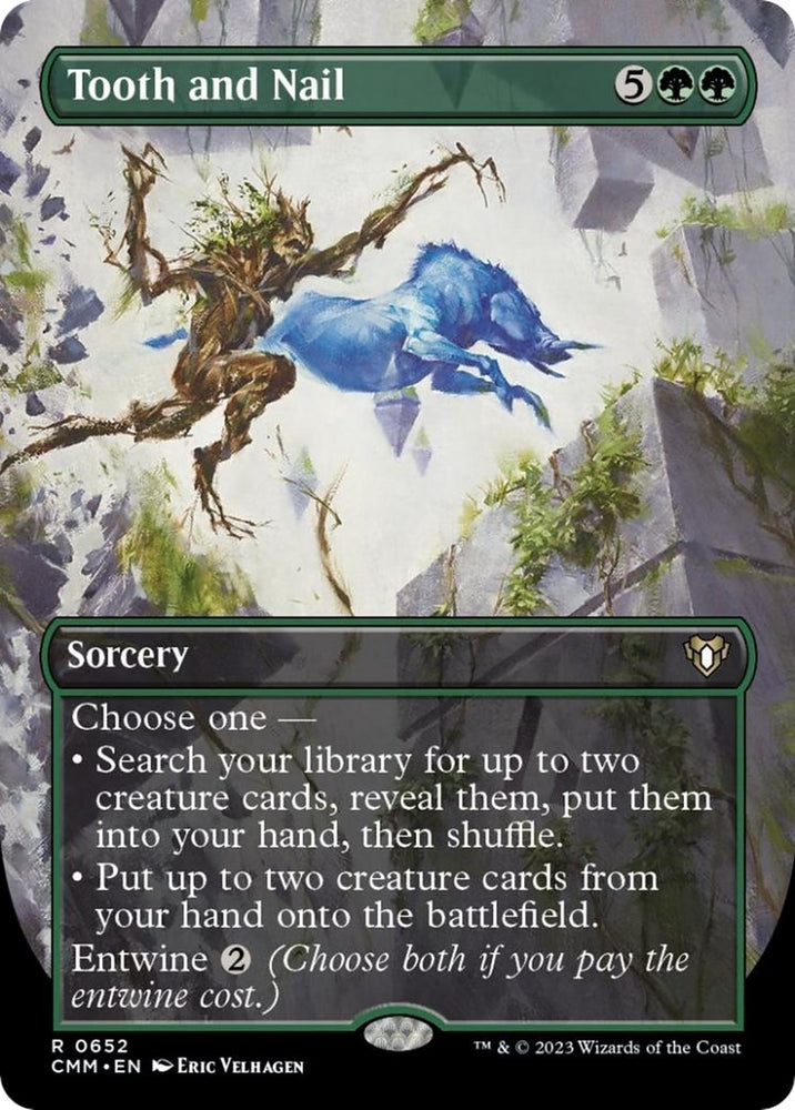 Image for Tooth and Nail (Borderless) (652) [Commander Masters]