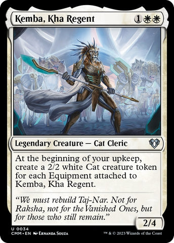 Image for Kemba, Kha Regent (34) [Commander Masters]