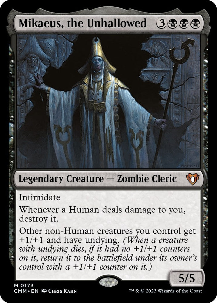 Image for Mikaeus, the Unhallowed (173) [Commander Masters]