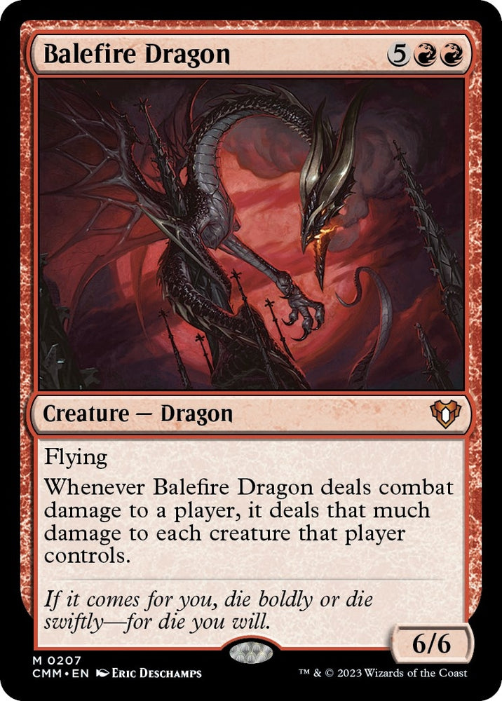 Image for Balefire Dragon (207) [Commander Masters]