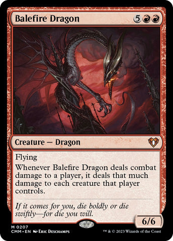 Image for Balefire Dragon (207) [Commander Masters]