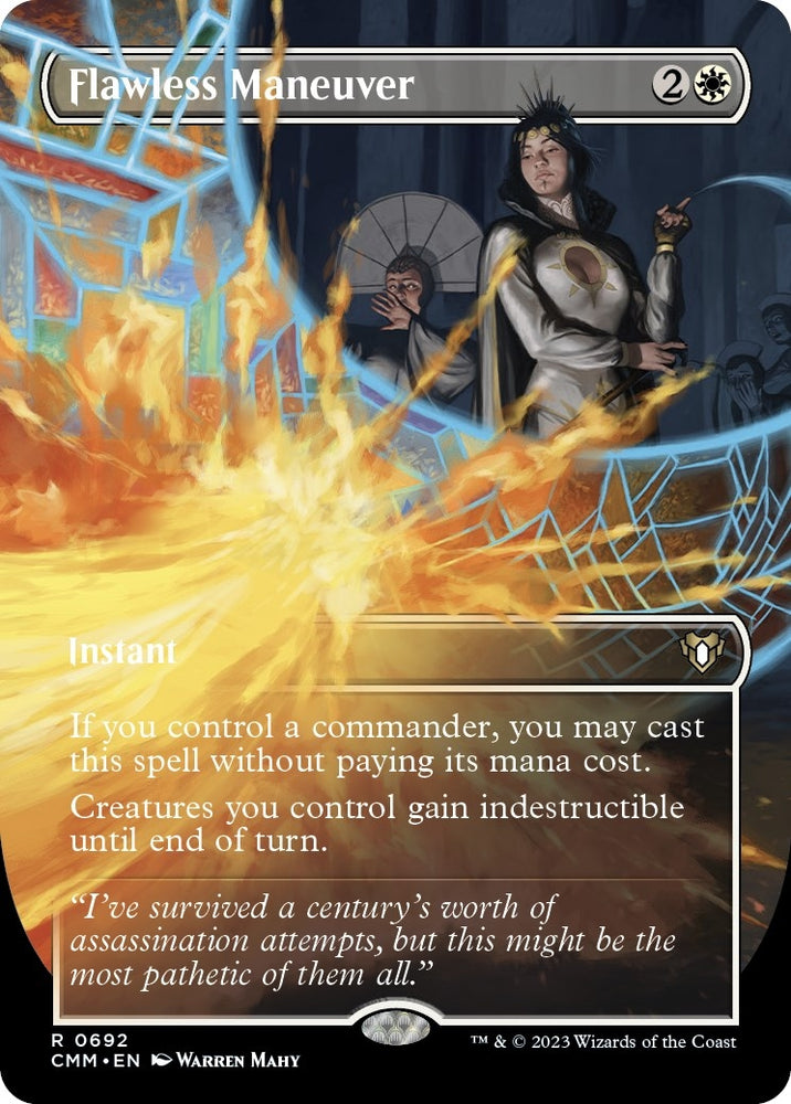Image for Flawless Maneuver (Borderless) (692) [Commander Masters]