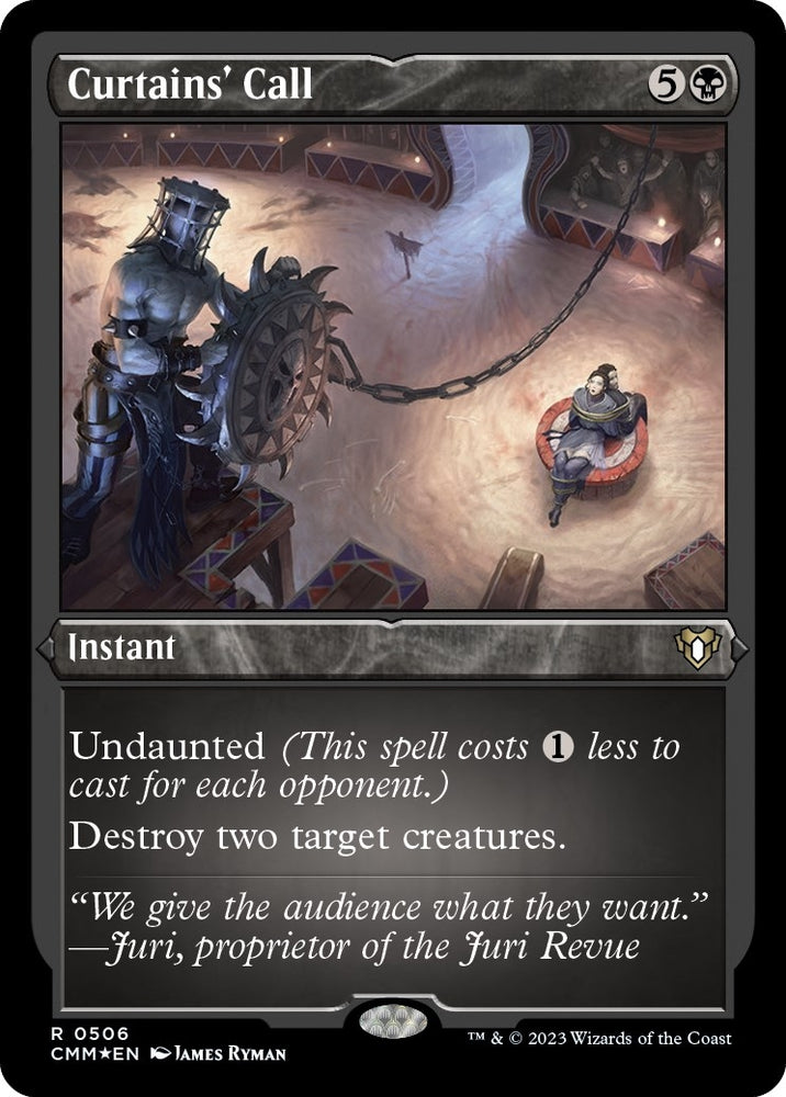 Image for Curtains' Call (Foil Etched) (506) [Commander Masters]