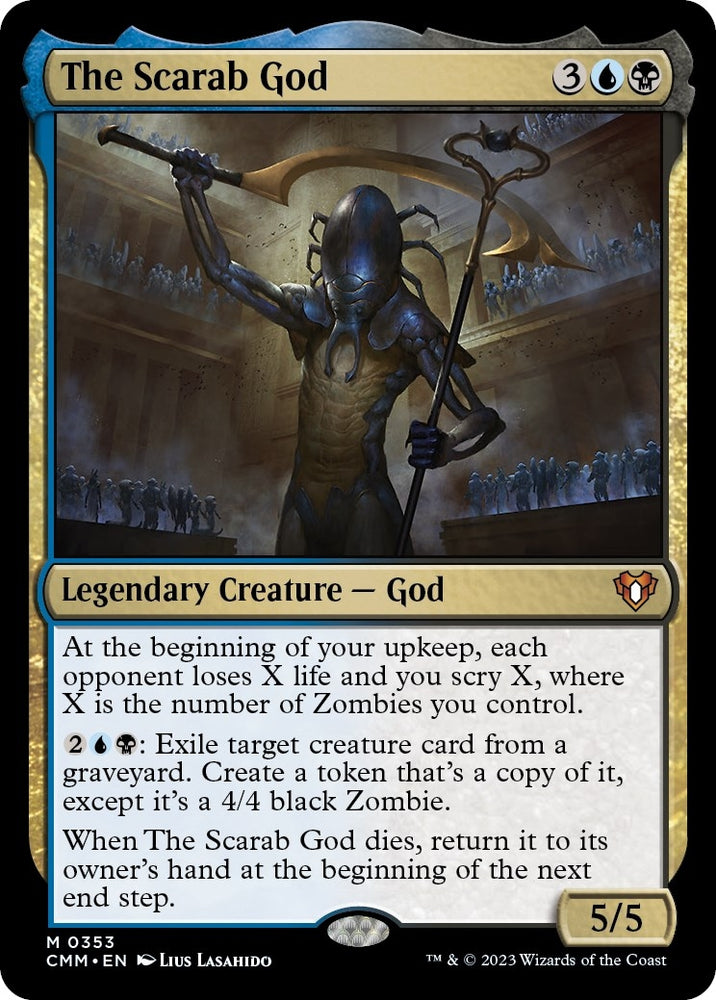 Image for The Scarab God (353) [Commander Masters]