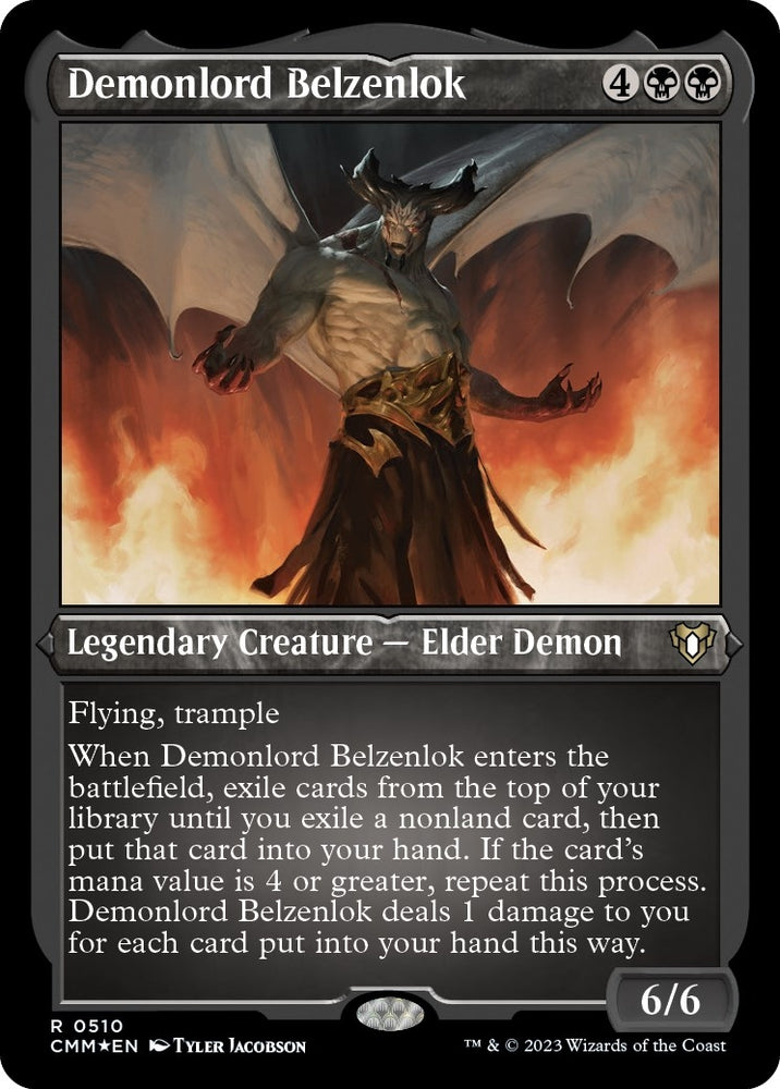 Image for Demonlord Belzenlok (Foil Etched) (510) [Commander Masters]