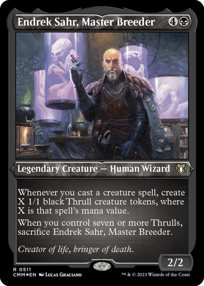 Image for Endrek Sahr, Master Breeder (Foil Etched) (511) [Commander Masters]