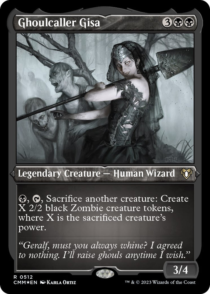 Image for Ghoulcaller Gisa (Foil Etched) (512) [Commander Masters]