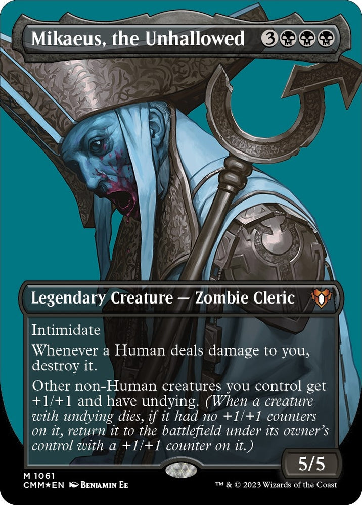 Image for Mikaeus, the Unhallowed (Textured Foil) (1061) [Commander Masters]