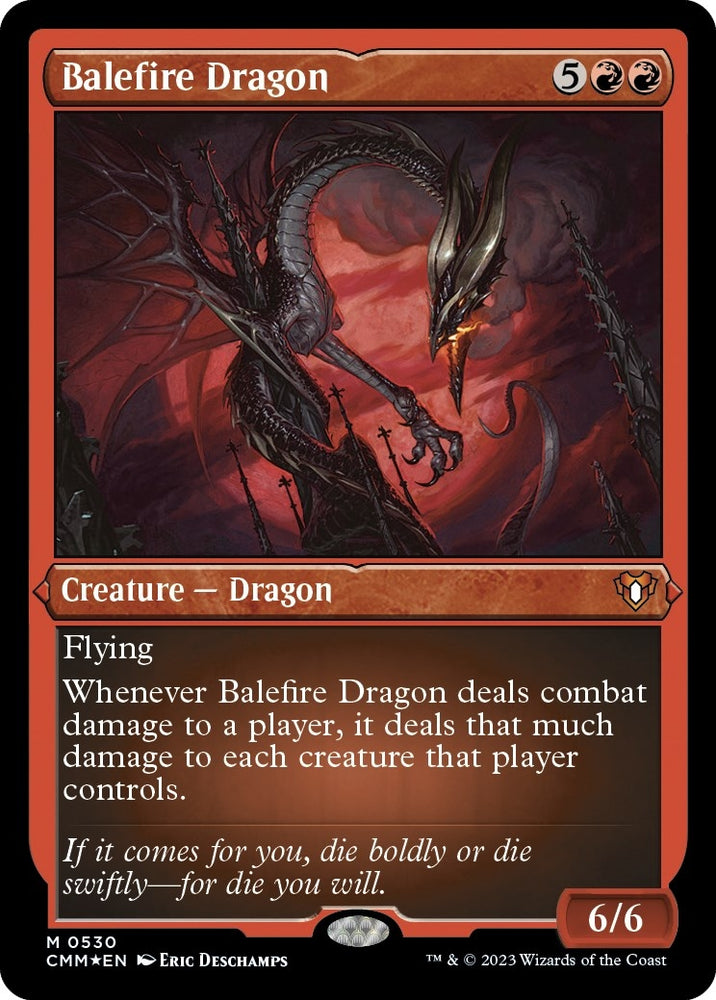 Image for Balefire Dragon (Foil Etched) (530) [Commander Masters]