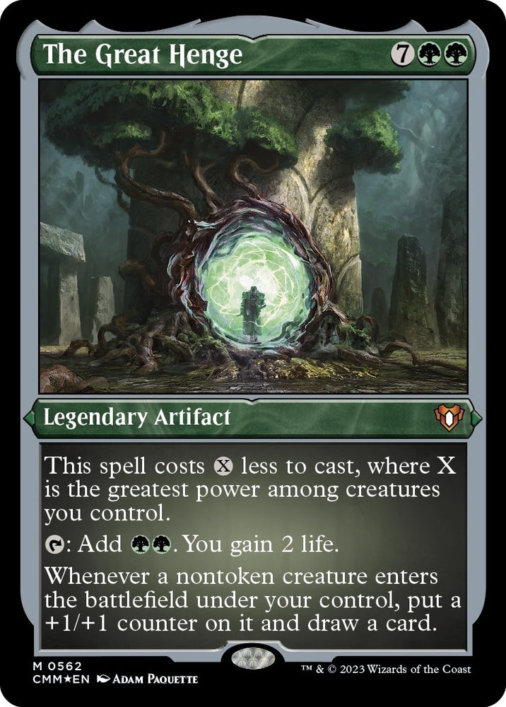 Image for The Great Henge (Foil Etched) (562) [Commander Masters]