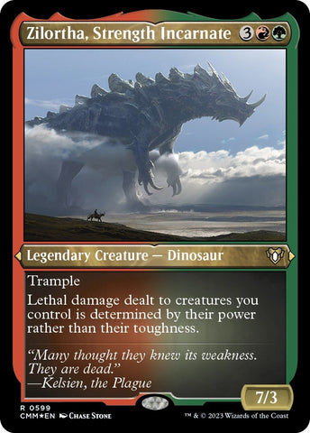Image for Zilortha, Strength Incarnate (Foil Etched) (599) [Commander Masters]