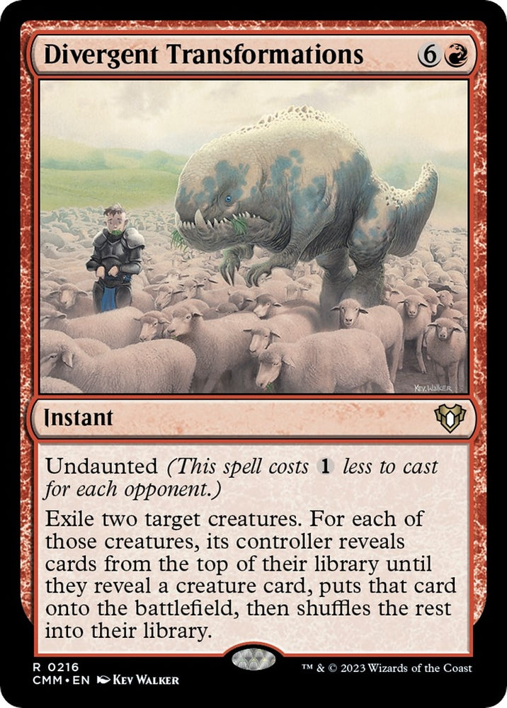 Image for Divergent Transformations (216) [Commander Masters]