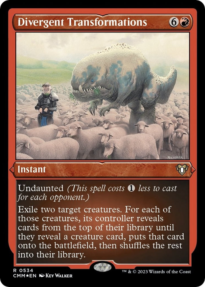 Image for Divergent Transformations (Foil Etched) (534) [Commander Masters]