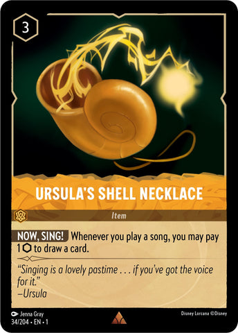 Image for Ursula's Shell Necklace (34/204) - Disney Lorcana