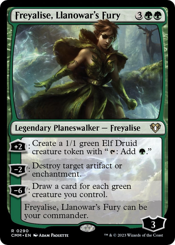 Image for Freyalise, Llanowar's Fury (290) [Commander Masters]
