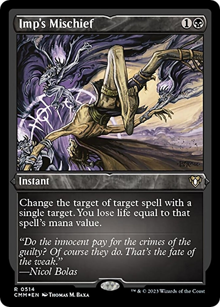 Image for Imp's Mischief (Foil Etched) (514) [Commander Masters]