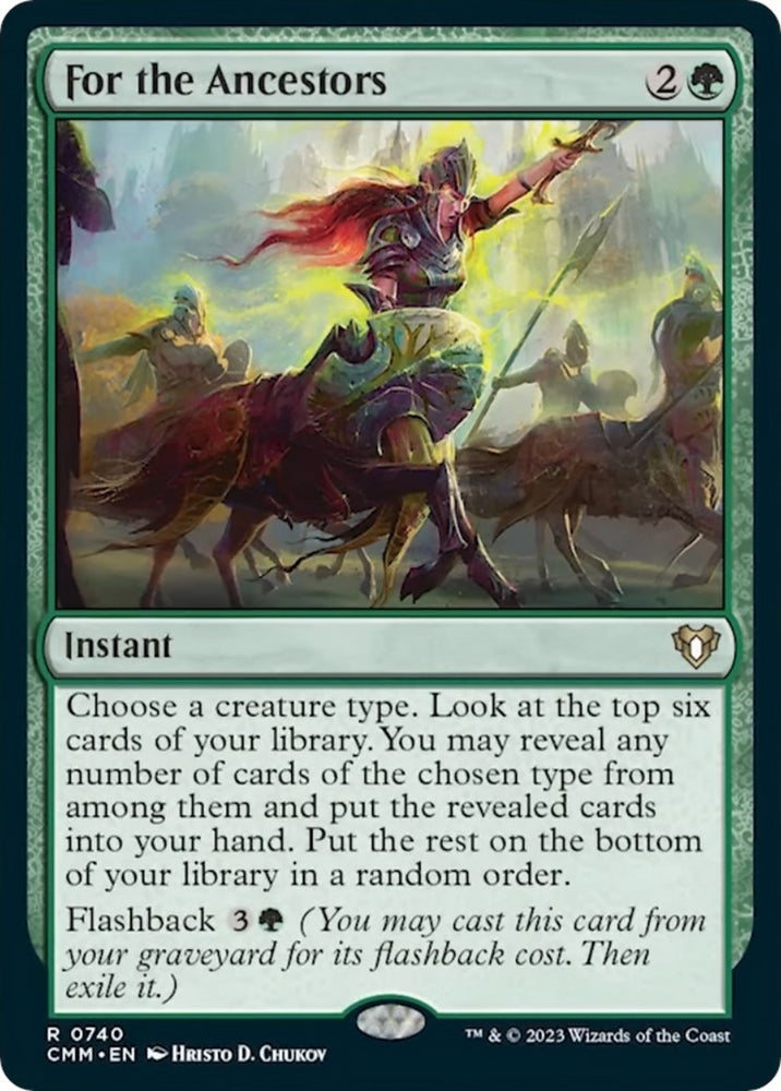 Image for For the Ancestors (740) [Commander Masters]