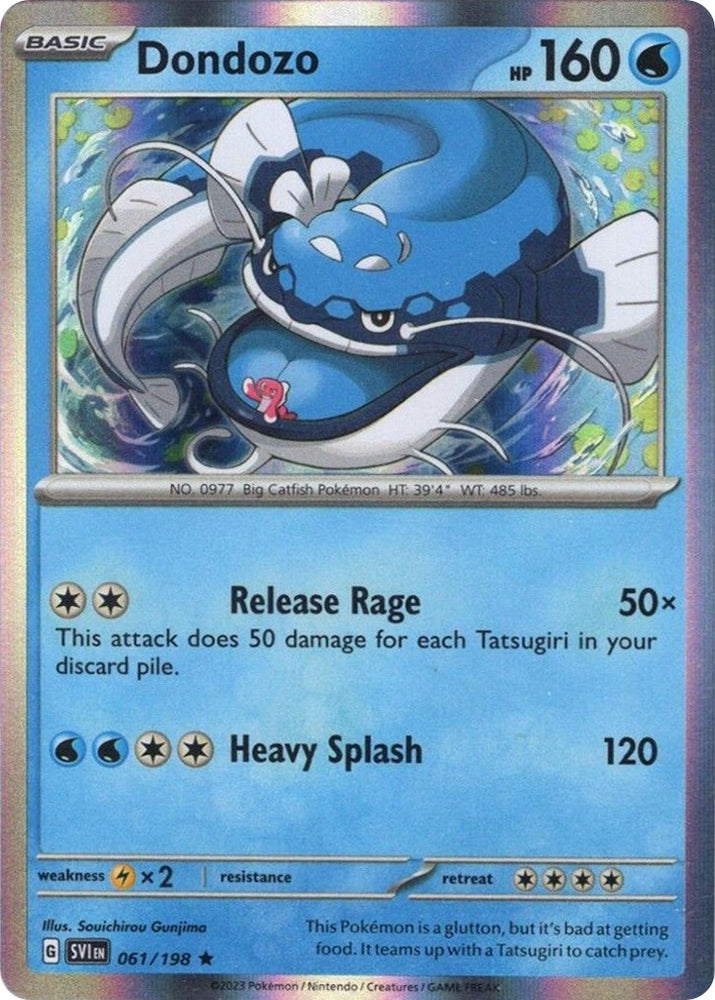 Dondozo - 061/198 (Line Holo) (061/198) (Miscellaneous Cards & Products)