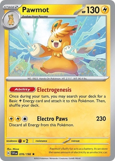Pawmot - 076/198 (Line Holo) (076/198) (Miscellaneous Cards & Products)