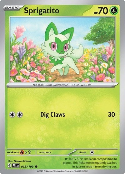 Image for Sprigatito - 013/193 (Summer 2023 Collector Chest) (013/193) - Pokemon