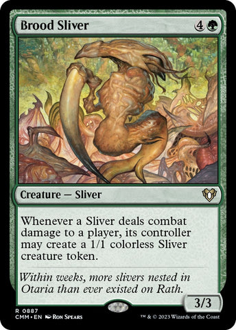 Image for Brood Sliver (887) [Commander Masters]